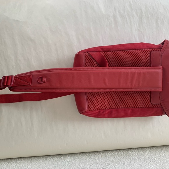Red Coach cross-body mini-backpack! - Picture 4 of 6